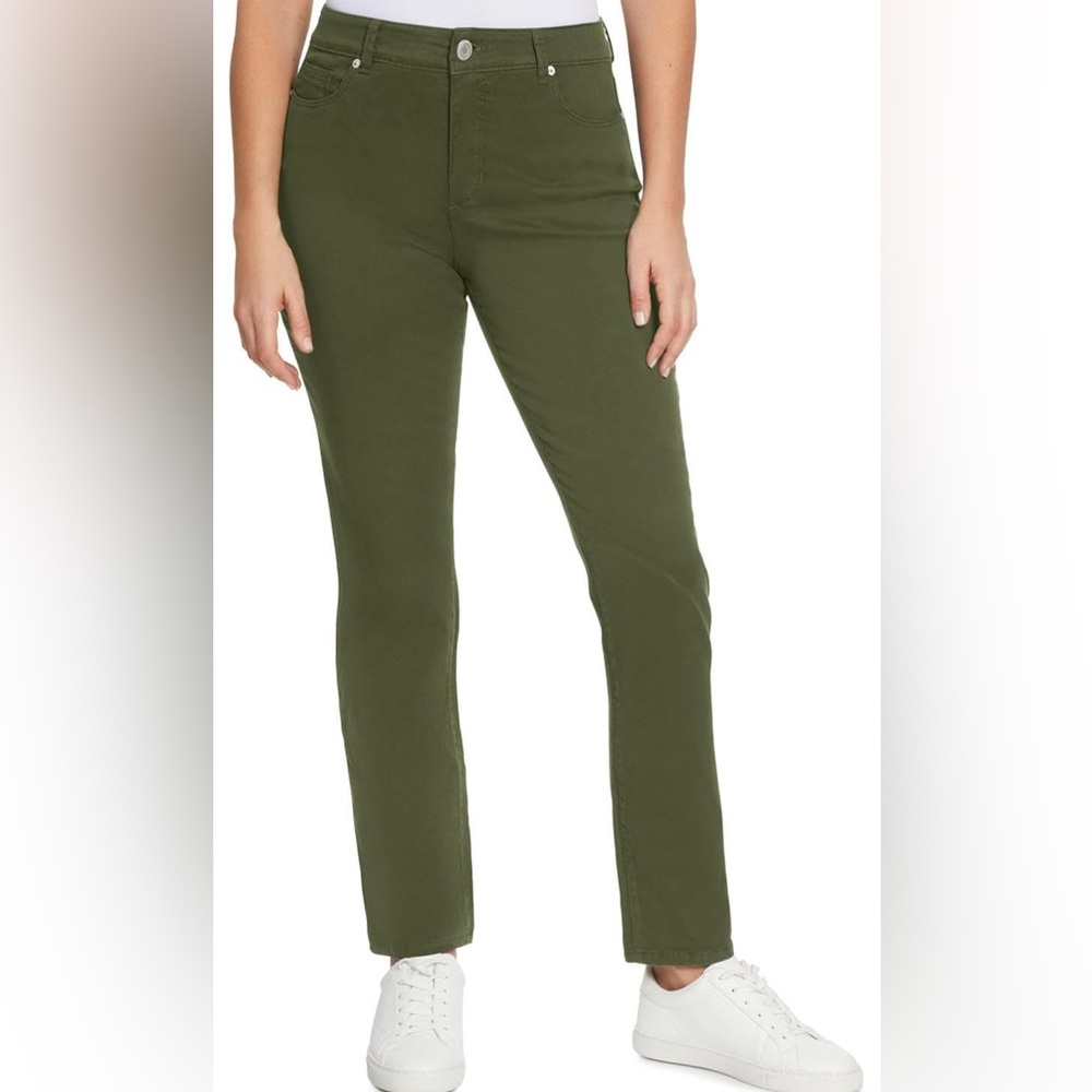Bandolino Women's Green Straight Leg Jeans